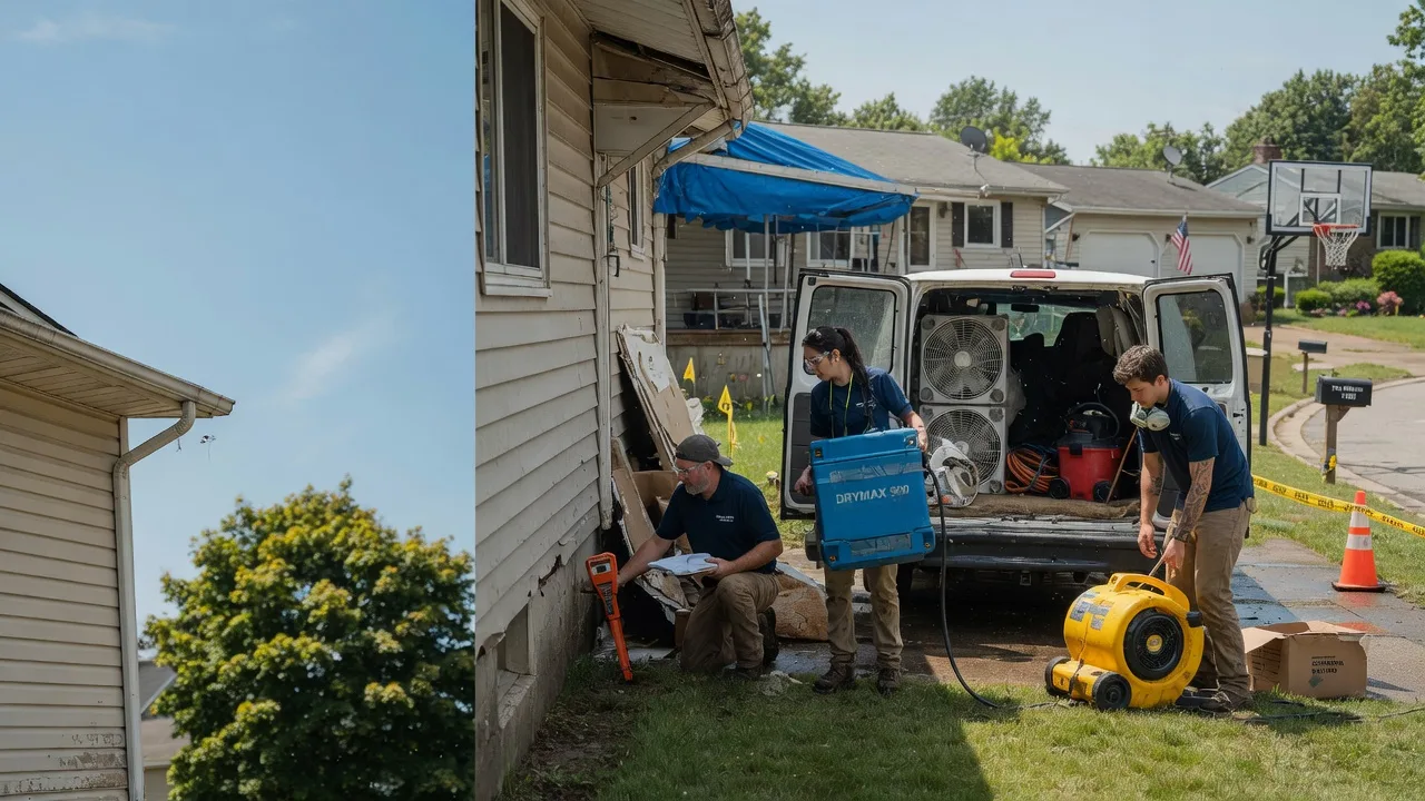 Ceiling Leak Cleanup in Patoka, IL near me